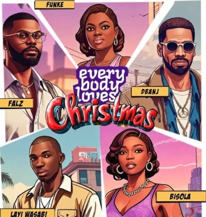 Funke Akindele – Everybody loves Christmas ft. Falz, Dbanj, Waje, and Others